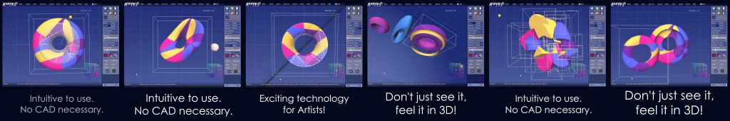 THis image shows a banner of screen captures from a series of Mini Videos showing how easy it is to create lovely stuff using Anarkik3DDesign, a 3D modelling programme designed/developed for designer makers! These videos are part of Anarkik3DDesign video tutorials.